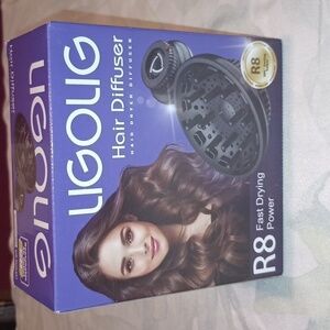 Hair Diffuser - Black& Red